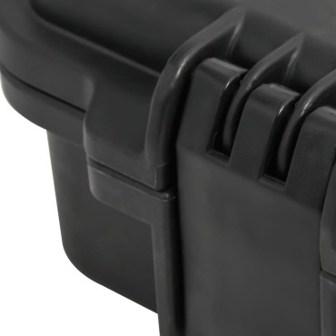 vidaXL Θήκη Πτήσης Φορητή Μαύρη 30x24,5x12,5 εκ. από Πολυπροπυλένιο