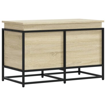 vidaXL Κουτί Αποθήκευσης με Sonoma Δρυς 80x40x51,5 εκ. Επεξ. Ξύλο