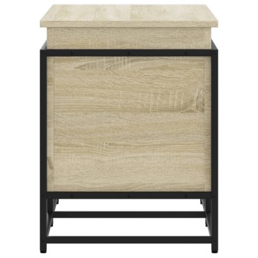 vidaXL Κουτί Αποθήκευσης με Sonoma Δρυς 80x40x51,5 εκ. Επεξ. Ξύλο