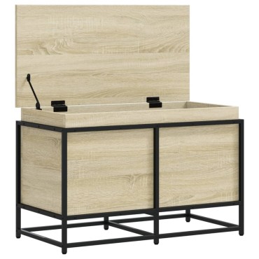 vidaXL Κουτί Αποθήκευσης με Sonoma Δρυς 80x40x51,5 εκ. Επεξ. Ξύλο