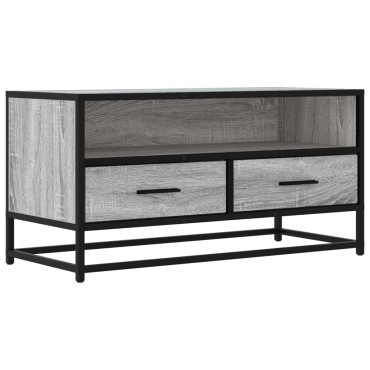 vidaXL Έπιπλο Τηλεόρασης Γκρι Sonoma 80x34,5x40cm Επεξ. Ξύλο