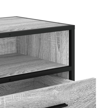 vidaXL Έπιπλο Τηλεόρασης Γκρι Sonoma 80x34,5x40cm Επεξ. Ξύλο