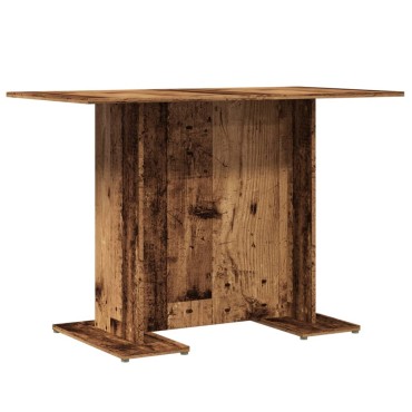 vidaXL Τραπεζαρία Όψη Παλαιού Ξύλου 110x60x75cm Επεξεργασμένο Ξύλο 1 τεμ.