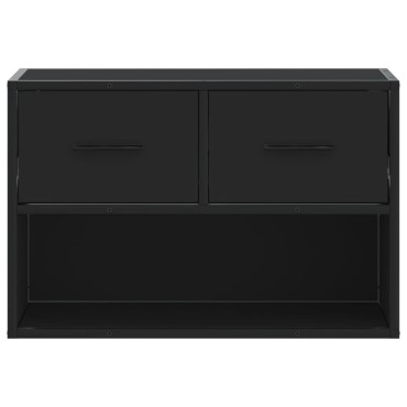 vidaXL Έπιπλο Τηλεόρασης Μαύρο 60x31x39,5cm Επεξεργ. Ξύλο / Μέταλλο