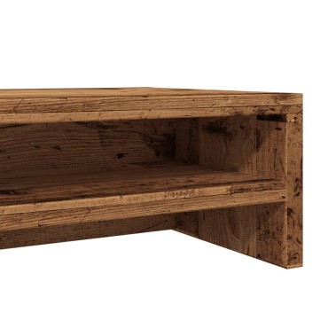 vidaXL Βάση Οθονών Παλαιό Ξύλο 100 x 24 x 13 εκ. από Επεξ. Ξύλο