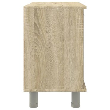 vidaXL Ντουλάπι Νιπτήρα Sonoma Δρυς 60x32x53,5cm από Επεξ. Ξύλο 1 τεμ.