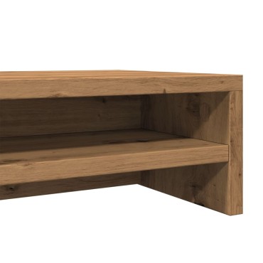 vidaXL Βάση Οθονών Artisan Δρυς 100 x 24 x 13 εκ. από Επεξ. Ξύλο