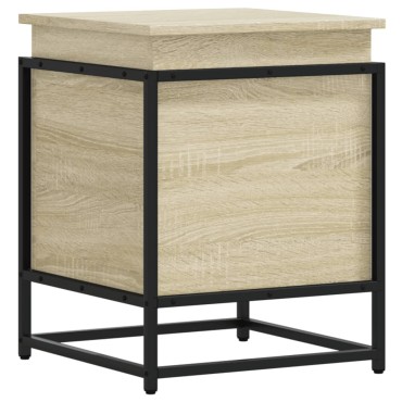 vidaXL Κουτί Αποθήκευσης με Sonoma Δρυς 40x40x51,5 εκ. Επεξ. Ξύλο