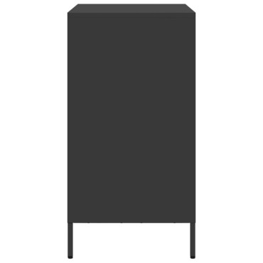 vidaXL Ντουλάπι Μαύρο 68x39x73,5cm από Χάλυβα Ψυχρής Έλασης 1 τεμ.