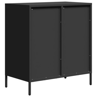 vidaXL Ντουλάπι Μαύρο 68x39x73,5cm από Χάλυβα Ψυχρής Έλασης 1 τεμ.