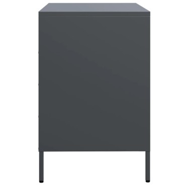 vidaXL Ντουλάπι Ανθρακί 68x39x58,5cm από Χάλυβα Ψυχρής Έλασης 1 τεμ.