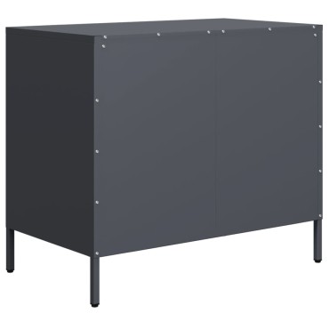 vidaXL Ντουλάπι Ανθρακί 68x39x58,5cm από Χάλυβα Ψυχρής Έλασης 1 τεμ.