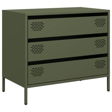 vidaXL Ντουλάπι Λαδί 68x39x58,5cm από Χάλυβα Ψυχρής Έλασης 1 τεμ.
