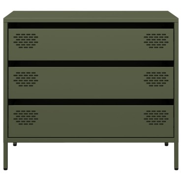 vidaXL Ντουλάπι Λαδί 68x39x58,5cm από Χάλυβα Ψυχρής Έλασης 1 τεμ.