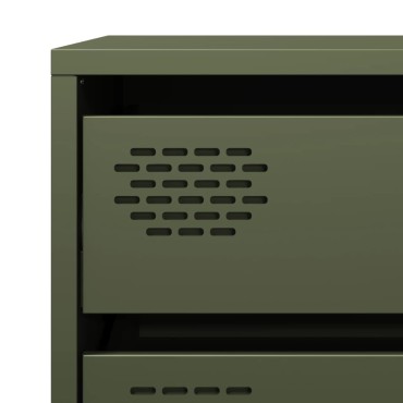 vidaXL Ντουλάπι Λαδί 68x39x58,5cm από Χάλυβα Ψυχρής Έλασης 1 τεμ.