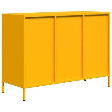 vidaXL Ντουλάπι Μουσταρδί 101,5x39x73,5cm από Χάλυβα Ψυχρής Έλασης 1 τεμ.