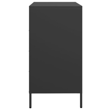 vidaXL Ντουλάπι Μαύρο 68x39x73,5cm από Χάλυβα Ψυχρής Έλασης 1 τεμ.