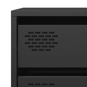 vidaXL Ντουλάπι Μαύρο 68x39x73,5cm από Χάλυβα Ψυχρής Έλασης 1 τεμ.