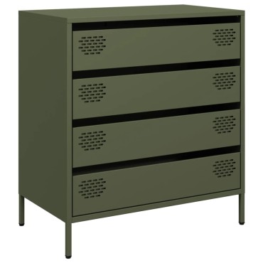 vidaXL Ντουλάπι Λαδί 68x39x73,5cm από Χάλυβα Ψυχρής Έλασης 1 τεμ.