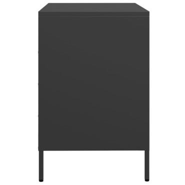 vidaXL Ντουλάπι Μαύρο 68x39x58,5cm από Χάλυβα Ψυχρής Έλασης 1 τεμ.