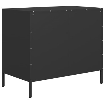 vidaXL Ντουλάπι Μαύρο 68x39x58,5cm από Χάλυβα Ψυχρής Έλασης 1 τεμ.