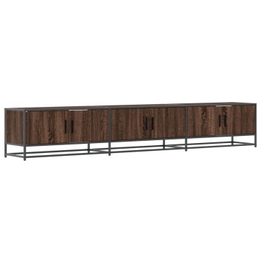 vidaXL Έπιπλο Τηλεόρασης Καφέ Δρυς 240x35x41cm Επεξεργασμένο Ξύλο