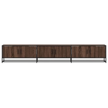 vidaXL Έπιπλο Τηλεόρασης Καφέ Δρυς 240x35x41cm Επεξεργασμένο Ξύλο