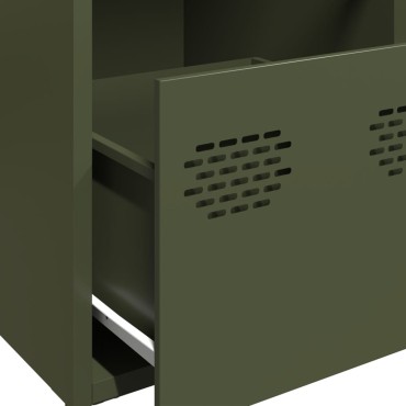 vidaXL Ντουλάπι Λαδί 68x39x73,5cm από Χάλυβα Ψυχρής Έλασης 1 τεμ.