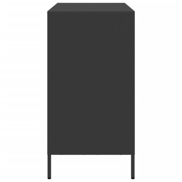 vidaXL Ντουλάπι Μαύρο 101,5x39x73,5cm από Χάλυβα Ψυχρής Έλασης 1 τεμ.