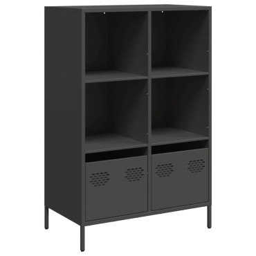 vidaXL Ντουλάπι Μαύρο 68x39x103,5cm από Χάλυβα 1 τεμ.