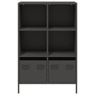 vidaXL Ντουλάπι Μαύρο 68x39x103,5cm από Χάλυβα 1 τεμ.