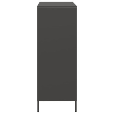 vidaXL Ντουλάπι Μαύρο 68x39x103,5cm από Χάλυβα 1 τεμ.