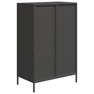 vidaXL Ντουλάπι Μαύρο 68x39x103,5cm από Χάλυβα 1 τεμ.