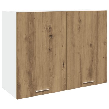 vidaXL Ντουλάπι Κρεμαστό Lyon Καφέ Δρυς 80x31x60cm Επεξεργασμένο Ξύλο 1 τεμ.