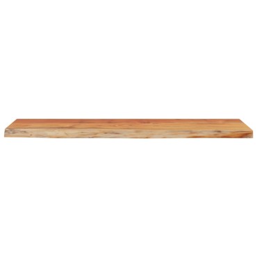 vidaXL Ράφι Επιτοίχιο Ορθ. Live Edge 80x20x2,5cm Μασίφ Ξύλο Ακακίας