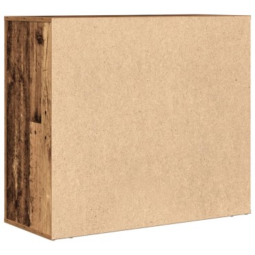 vidaXL Συρταριέρα Όψη Παλαιού Ξύλου 80x33x70cm Επεξεργασμένο Ξύλο 1 τεμ.