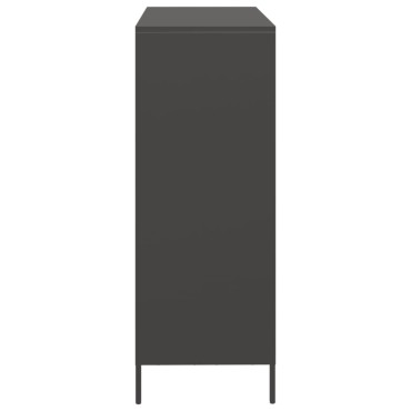 vidaXL Ντουλάπι Μαύρο 101,5x39x103,5cm από Χάλυβα 1 τεμ.