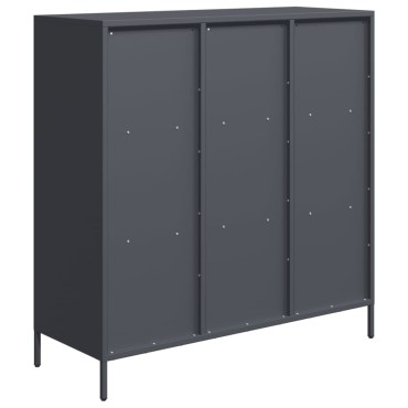 vidaXL Ντουλάπι Ανθρακί 101,5x39x103,5cm από Ατσάλι 1 τεμ.