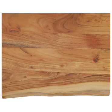 vidaXL Ράφι Επιτοίχιο Ορθ. Live Edge 40x30x2,5cm Μασίφ Ξύλο Ακακίας