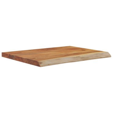 vidaXL Ράφι Επιτοίχιο Ορθ. Live Edge 40x30x2,5cm Μασίφ Ξύλο Ακακίας