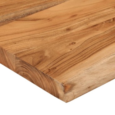 vidaXL Ράφι Επιτοίχιο Ορθ. Live Edge 40x30x2,5cm Μασίφ Ξύλο Ακακίας