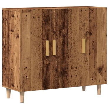 vidaXL Ντουλάπι Παλαιό Ξύλο 90x34x80cm από Επεξεργασμένο Ξύλο 1 τεμ.