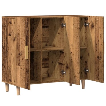 vidaXL Ντουλάπι Παλαιό Ξύλο 90x34x80cm από Επεξεργασμένο Ξύλο 1 τεμ.