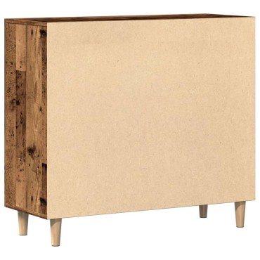 vidaXL Ντουλάπι Παλαιό Ξύλο 90x34x80cm από Επεξεργασμένο Ξύλο 1 τεμ.