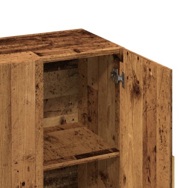 vidaXL Ντουλάπι Παλαιό Ξύλο 90x34x80cm από Επεξεργασμένο Ξύλο 1 τεμ.