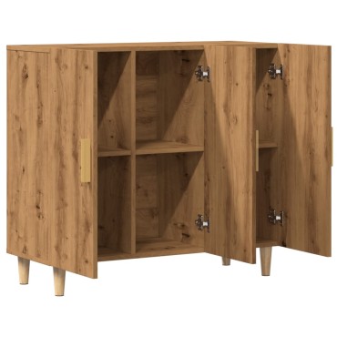 vidaXL Ντουλάπι Αρτισιανή Δρυς 90x34x80cm από Επεξεργασμένο Ξύλο 1 τεμ.