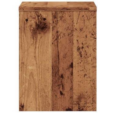 vidaXL Κομοδίνα 2 τεμ. Όψη Παλαιού Ξύλου 40x30x40cm από Επεξ. Ξύλο