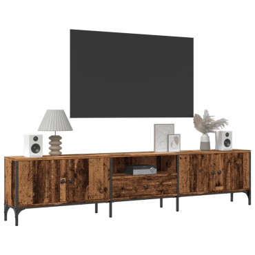 vidaXL Έπιπλο Τηλεόρασης με Συρτάρι 200x25x44cm Επεξεργασμένο Ξύλο