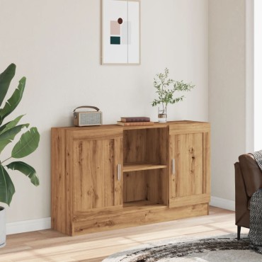 vidaXL Μπουφές Αρτισιανή Δρυς 120x30,5x70cm από Επεξεργασμένο Ξύλο 1 τεμ.