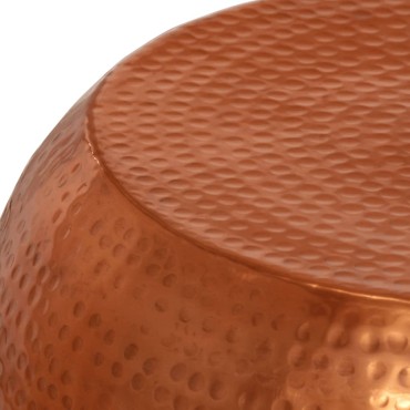vidaXL Τραπεζάκι Σαλονιού Μπρούντζος 55x28cm από Αλουμίνιο 1 τεμ.